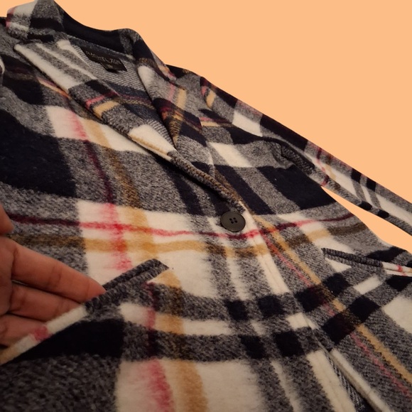 RACHEL ZOE Plaid Jacket Lightweight Women's Size Medium - Picture 7 of 13